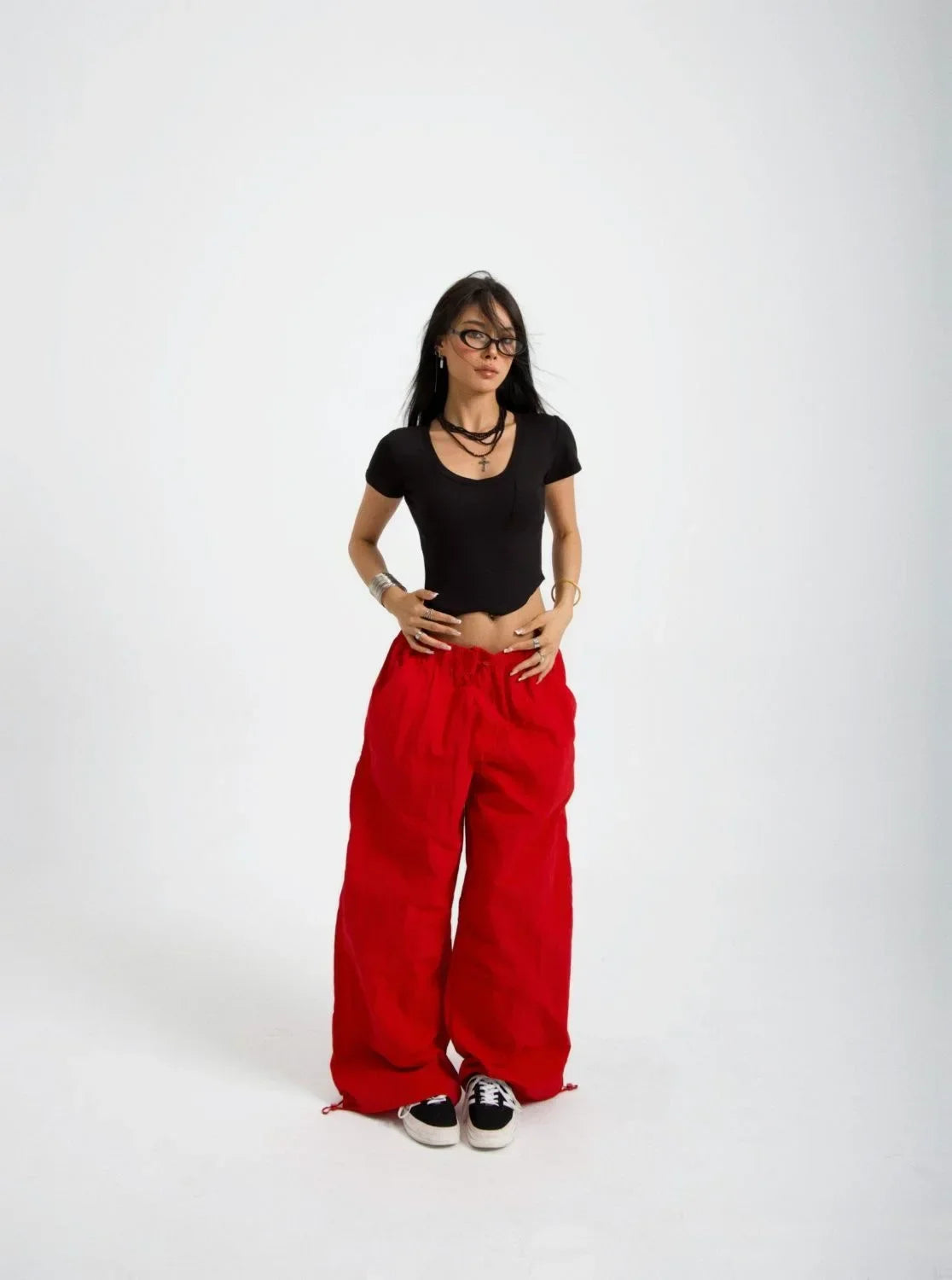 Retro Loose Street Hottie Cargo Pants