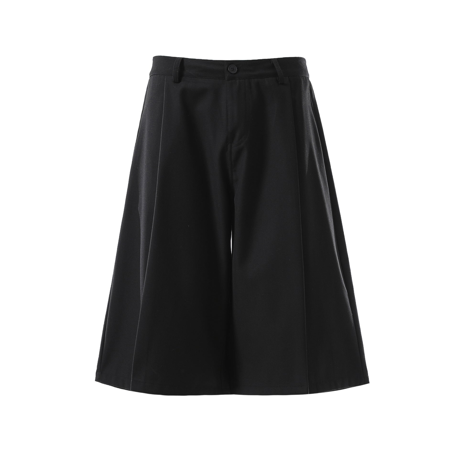 Pleats Cropped Pants