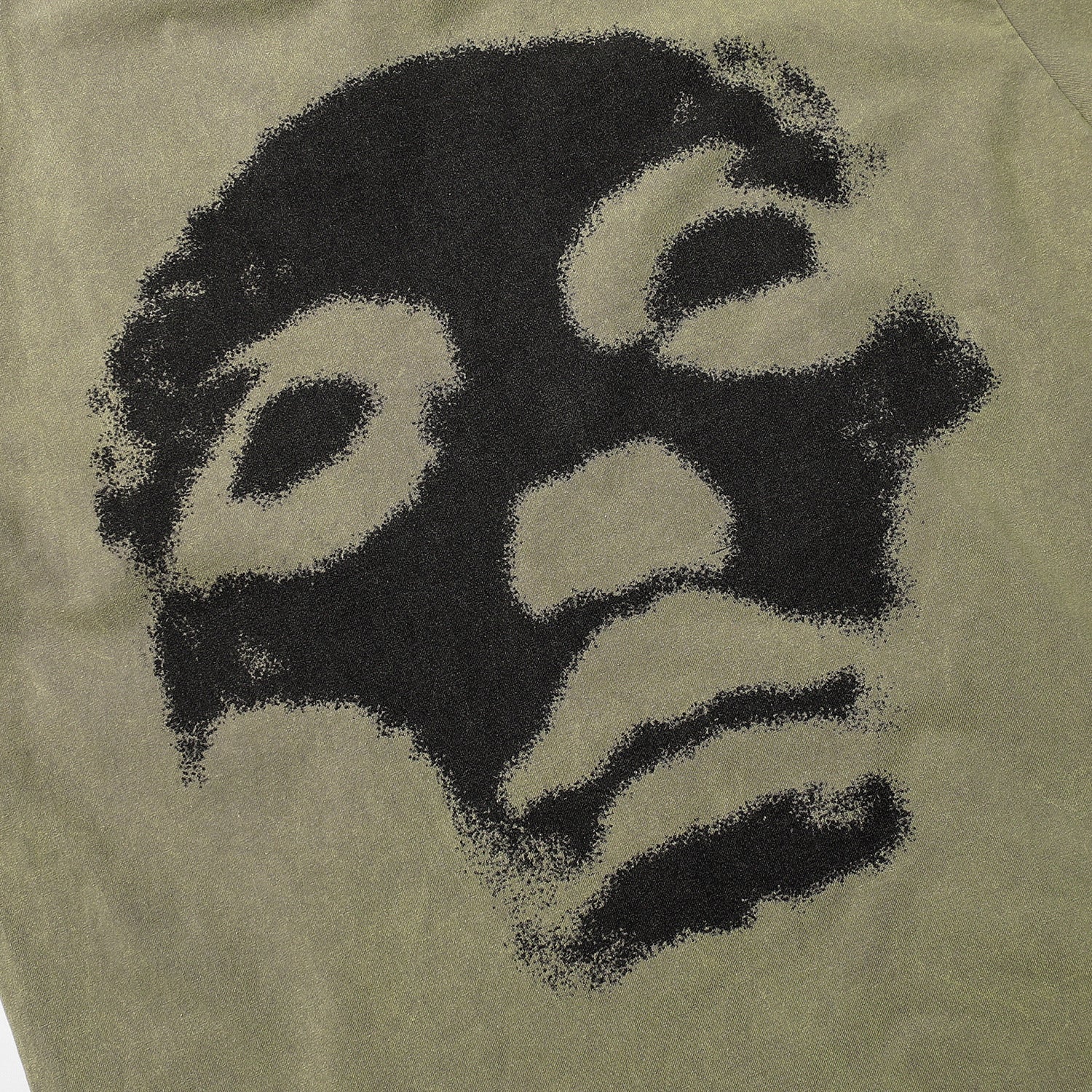 Washed Mask Art Print Short Sleeve T-Shirt