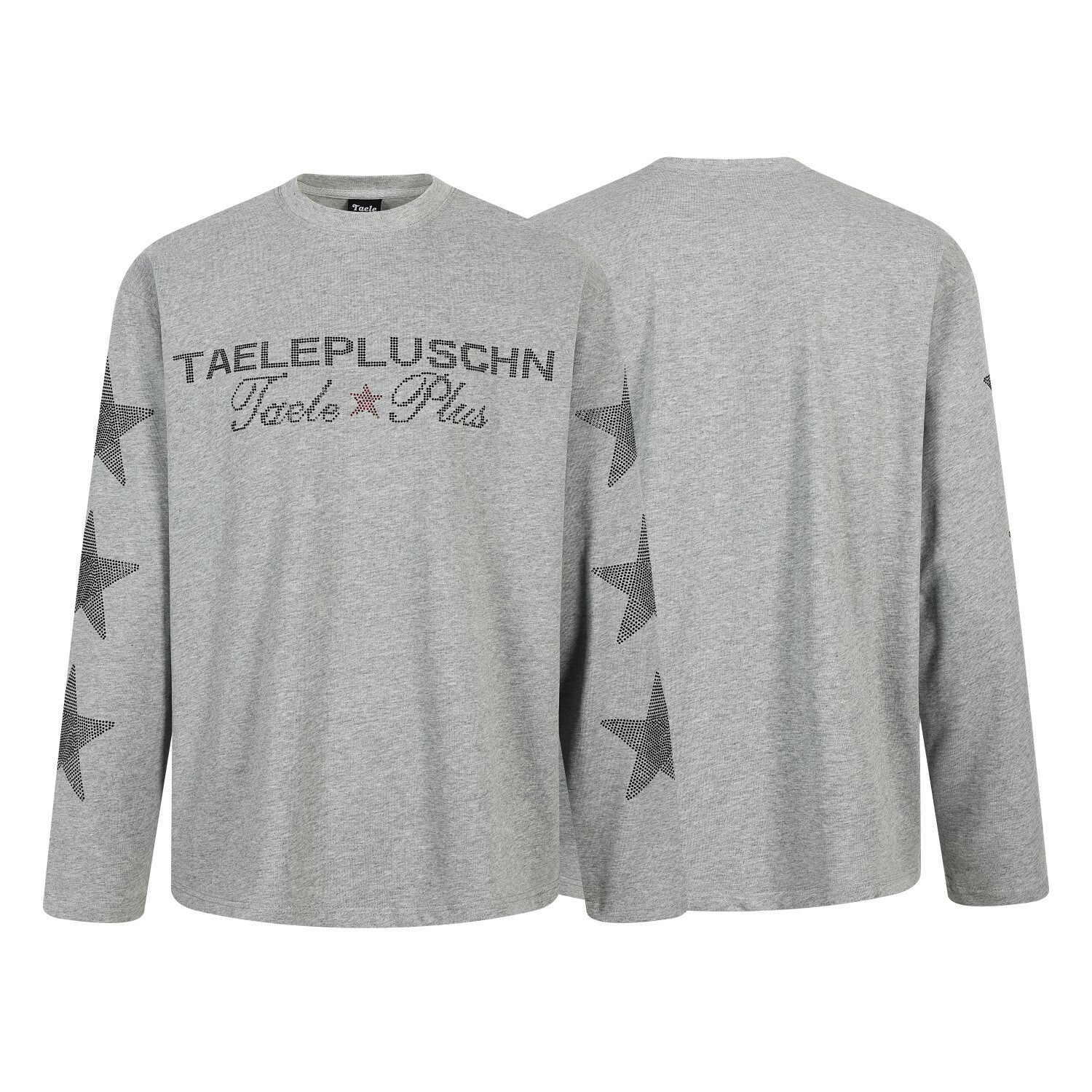 Star Rhinestone Letter Long Sleeve T-Shirt