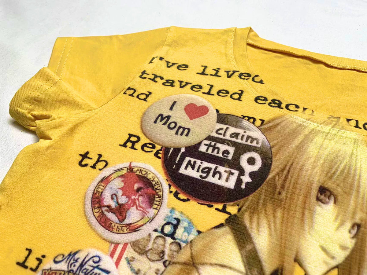 Cartoon Print Short Sleeve T-Shirt