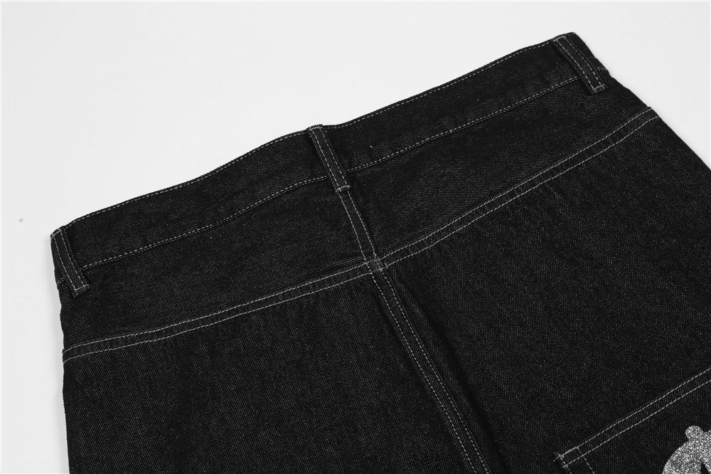 Dollars Printed Denim Jeans