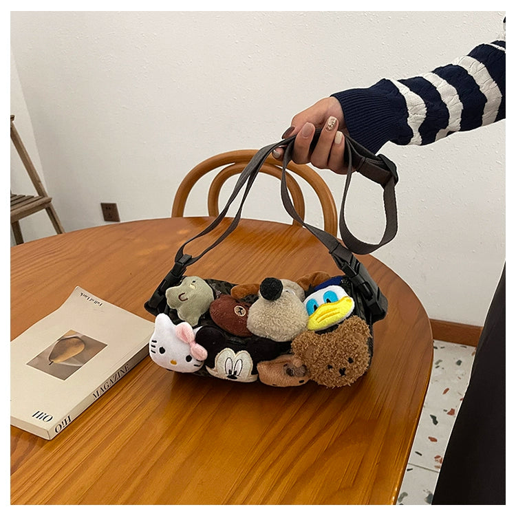 Handmade Bear Doll Shoulder Bag