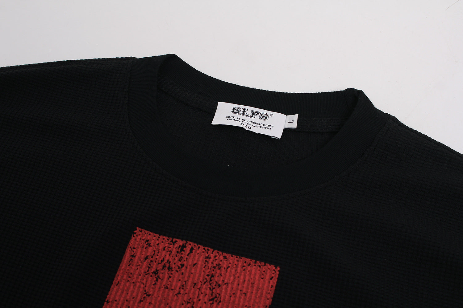 Cross Letter Print Long Sleeve T-Shirt