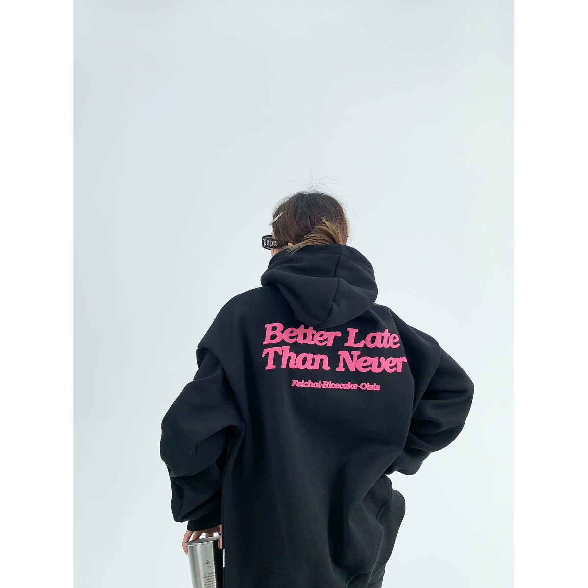 Sudadera con Capucha Oversize Estampada