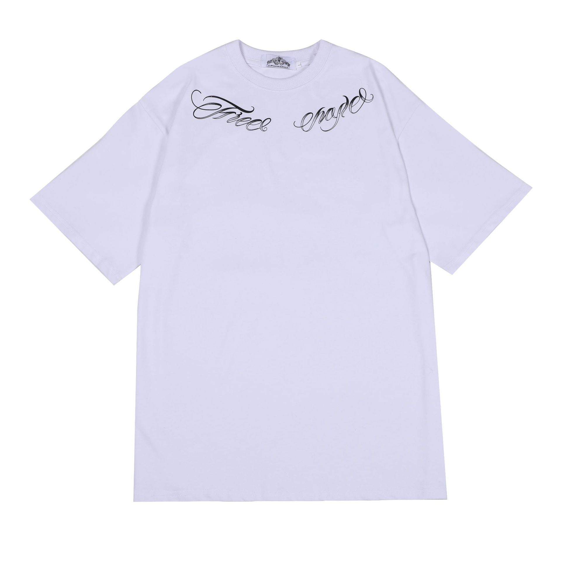 HipHop Neckline Print T-shirt - MADXMARX