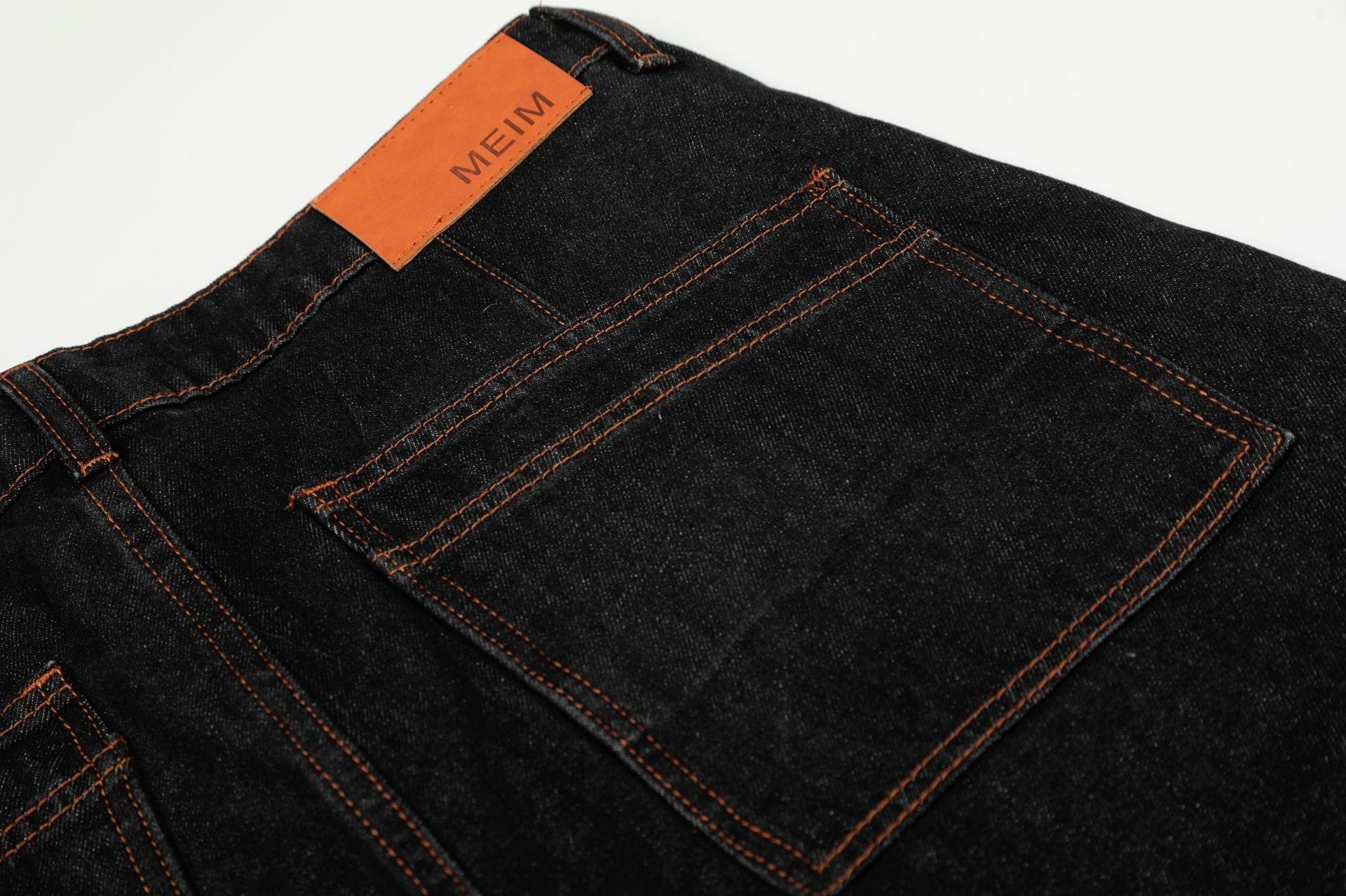Raw Deconstruction Curved Denim Jeans