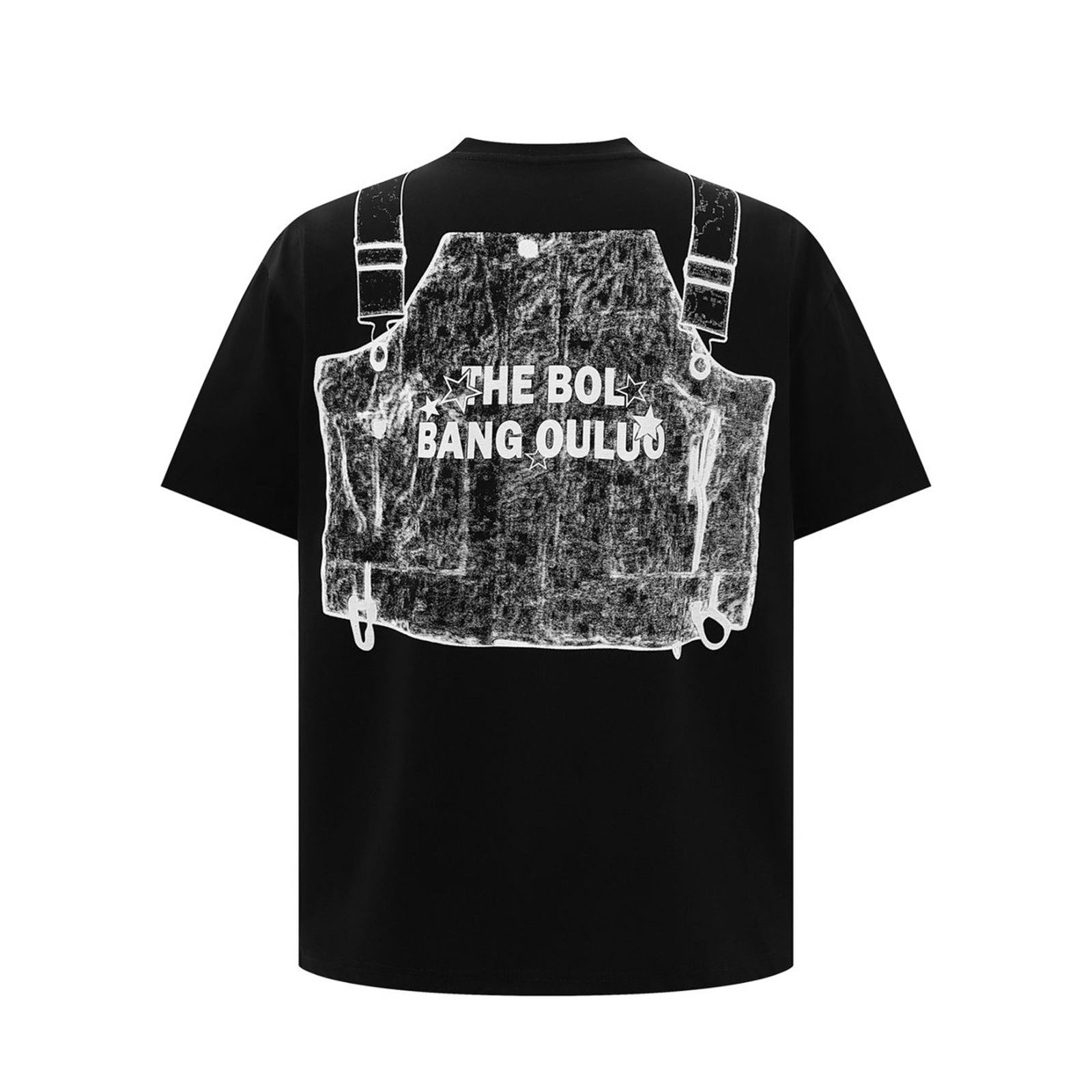 T-shirt graphique imprimé veste
