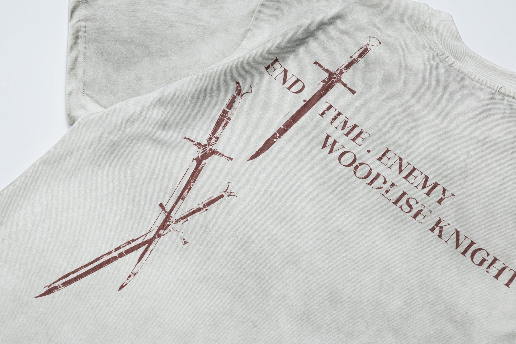 Washed Graphic Print Short Sleeve T-Shirt