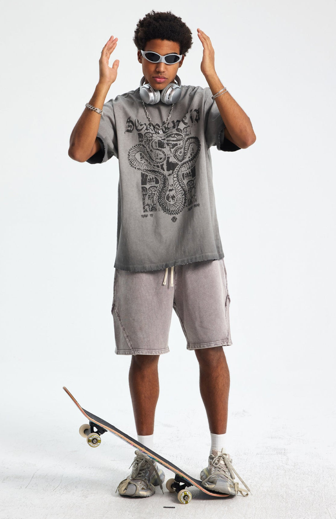 Camiseta vintage discreta antifritos