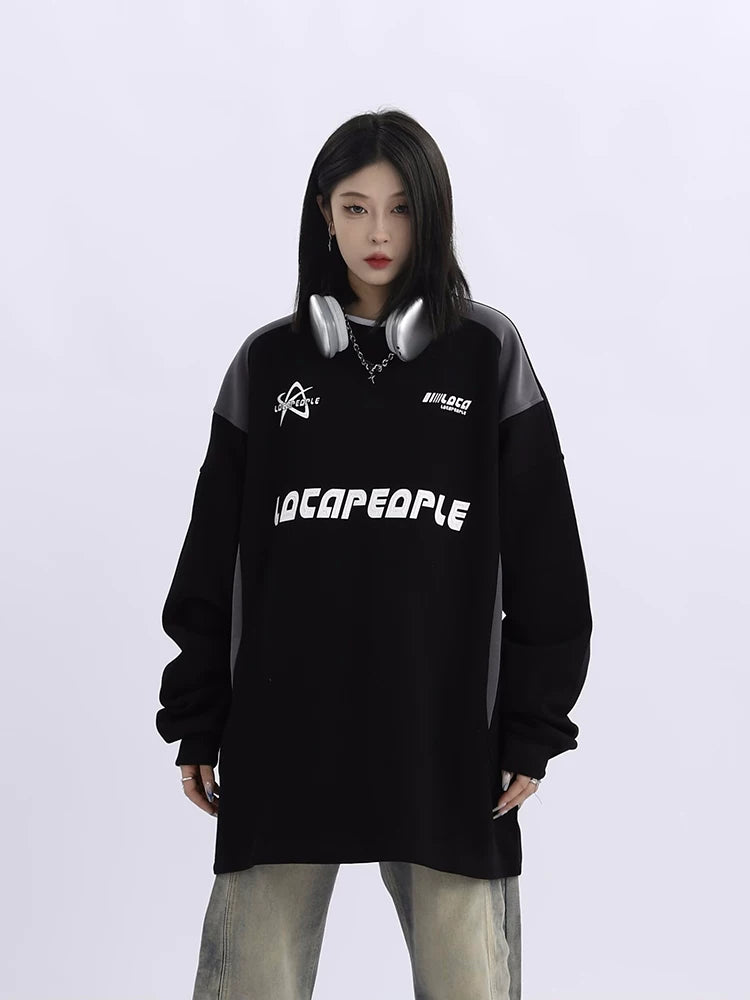 Oversized Round-Neck Sweatshirt