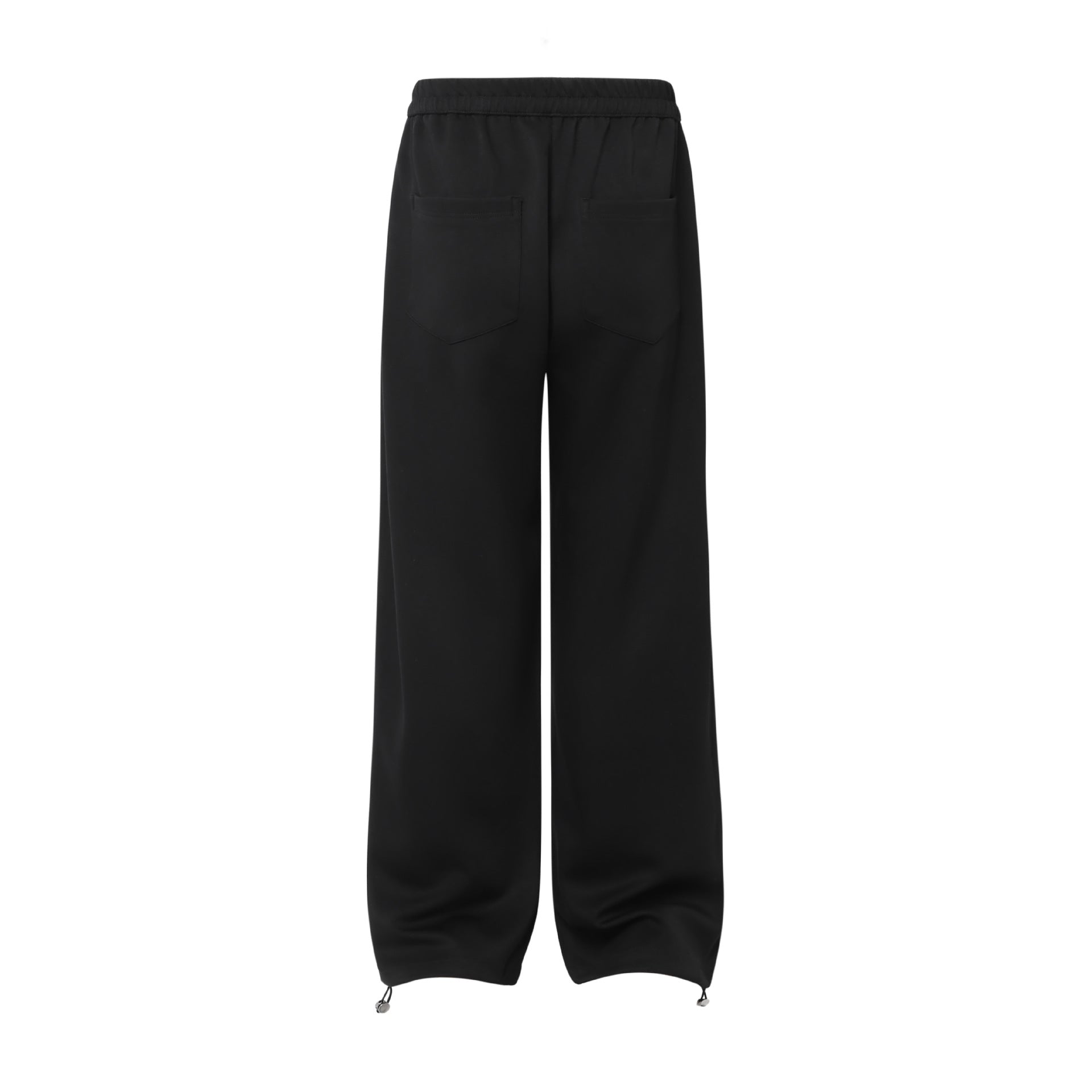 Pleats Draped Straight Sweatpants