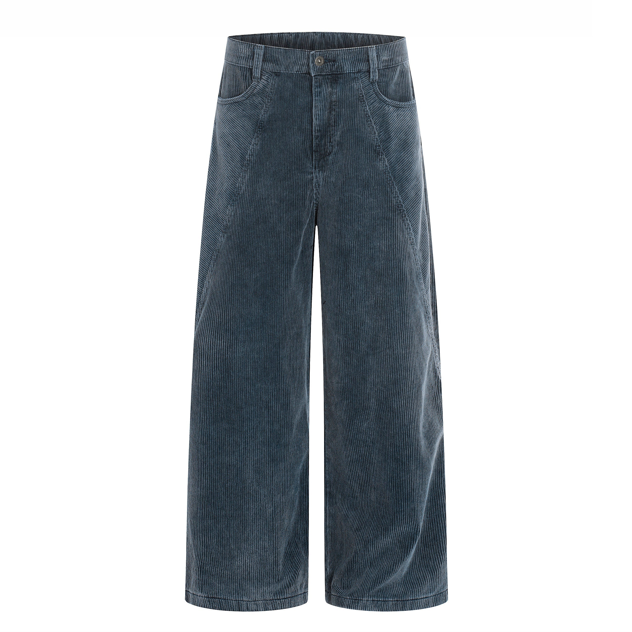Corduroy High Waist Wide Leg Pants
