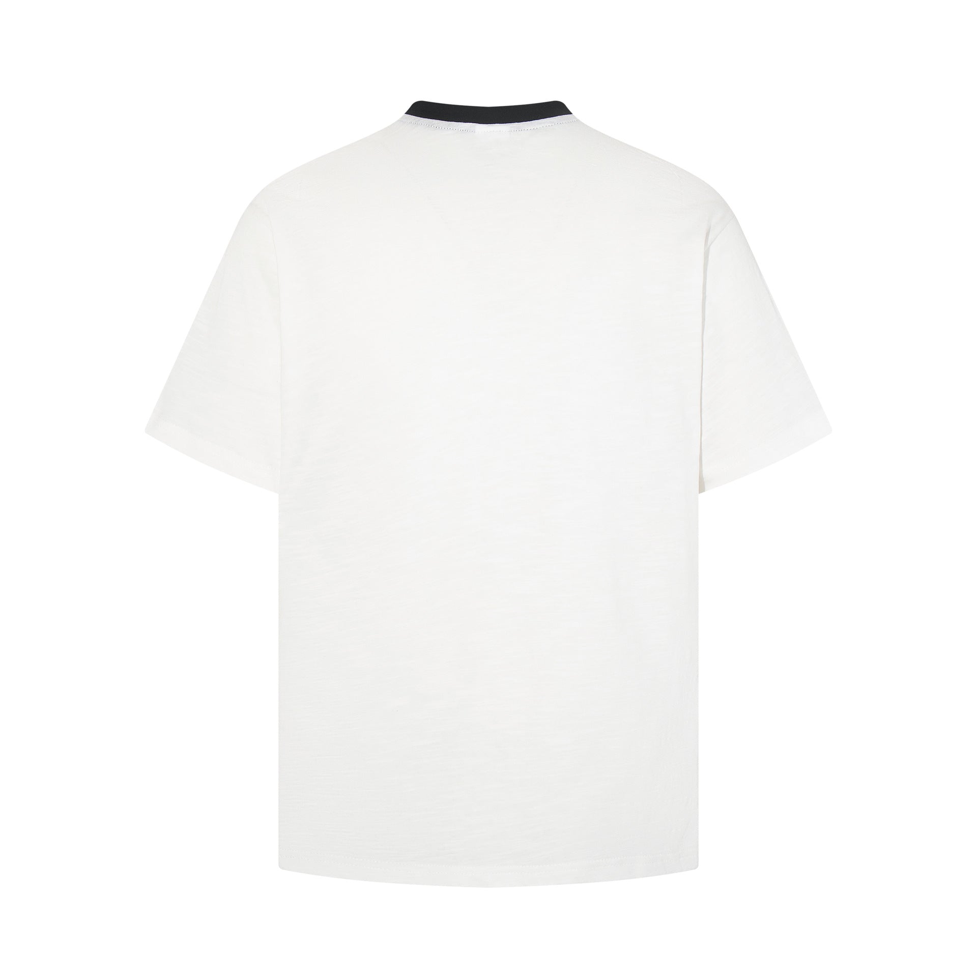 Breathable Slub Cotton Graphic Print Short Sleeve T-Shirt