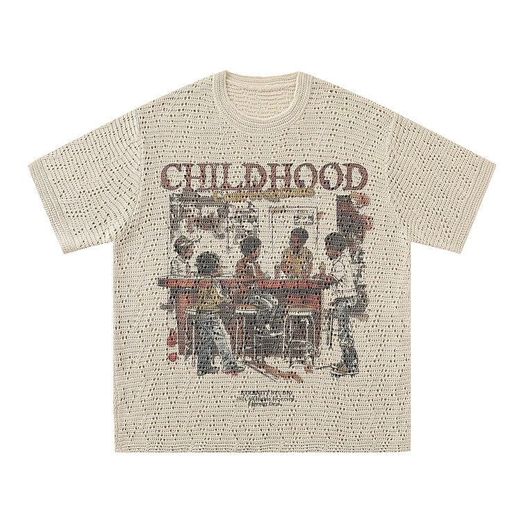 T-shirt kaki con ritaglio laterale