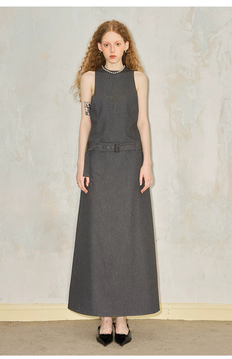 Glitter Design Long Dress