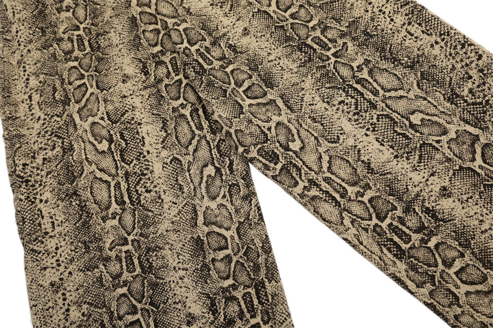Python Pattern Digital Print Pants