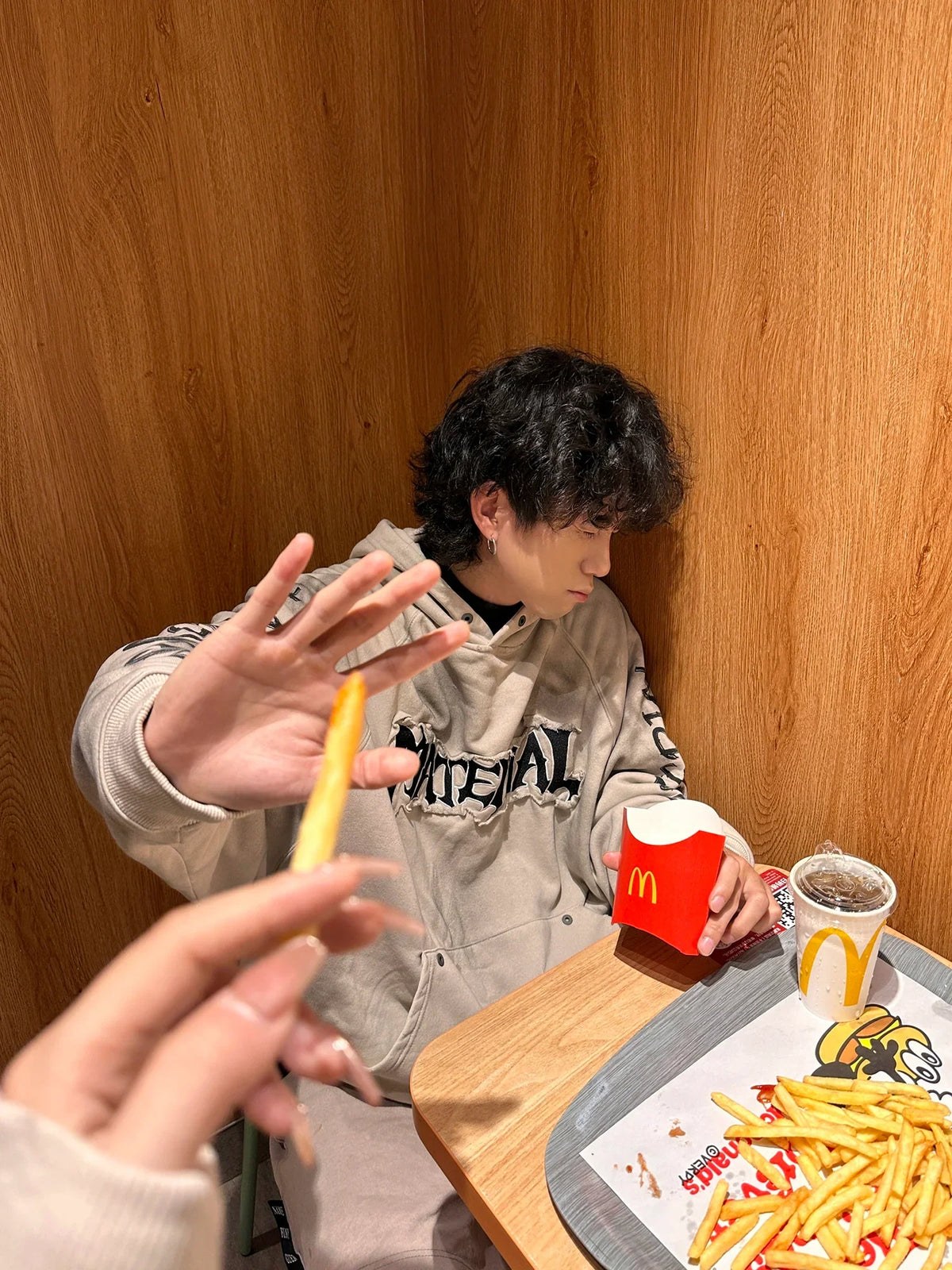 Patchwork Oversize Hoodie