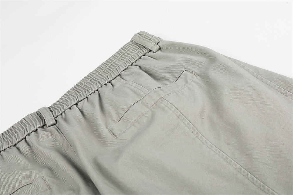 DAXUEN Wide-leg relaxed-fit pants with balloon silhouette