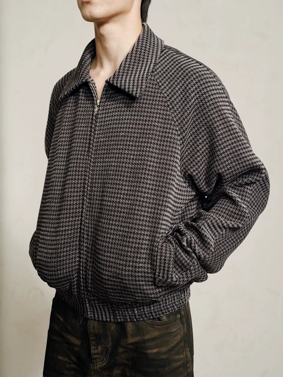 Houndstooth Short Jacket