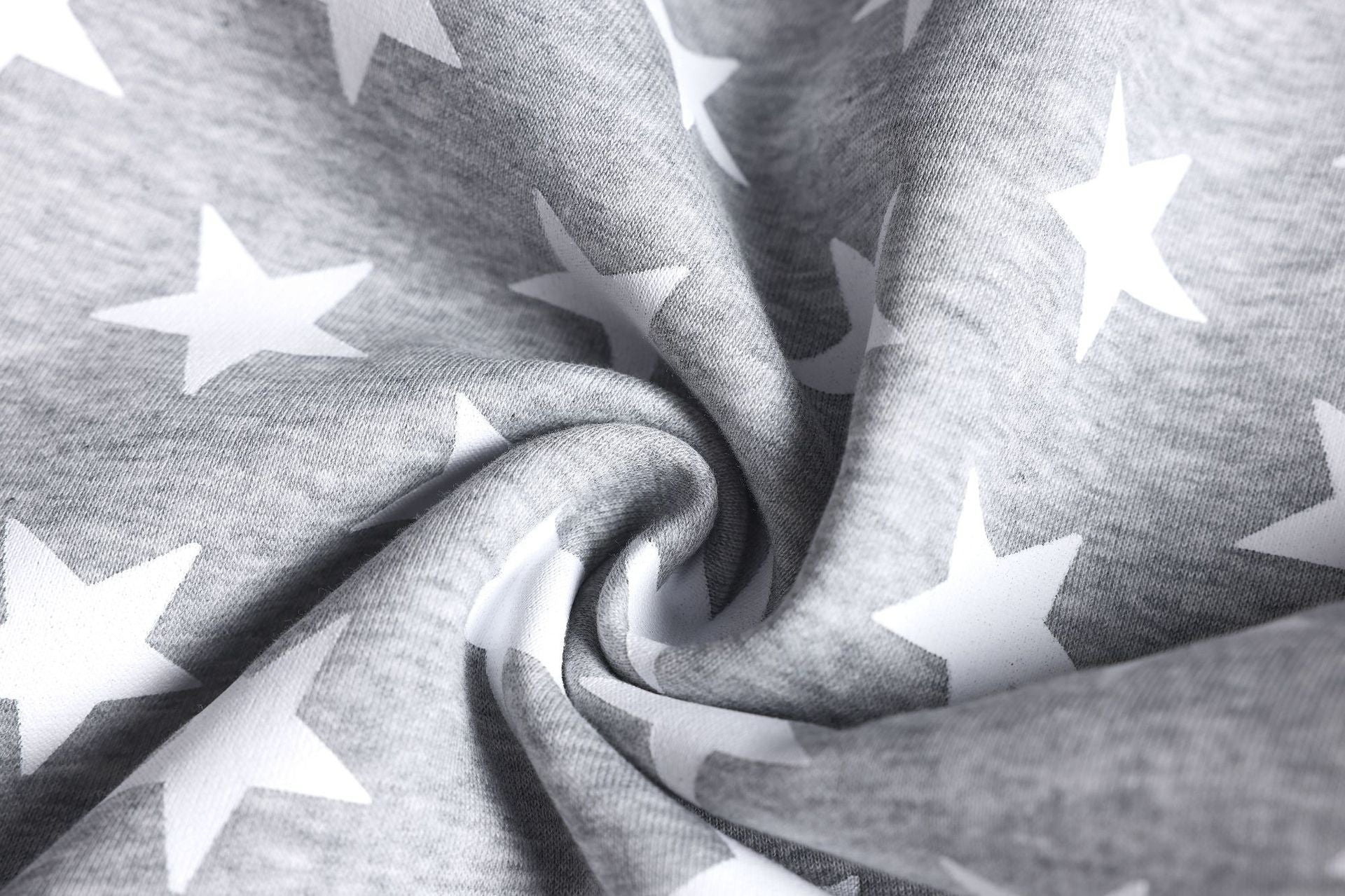 All-Over Print Deconstruction Wide Leg Curved Sweatpants
