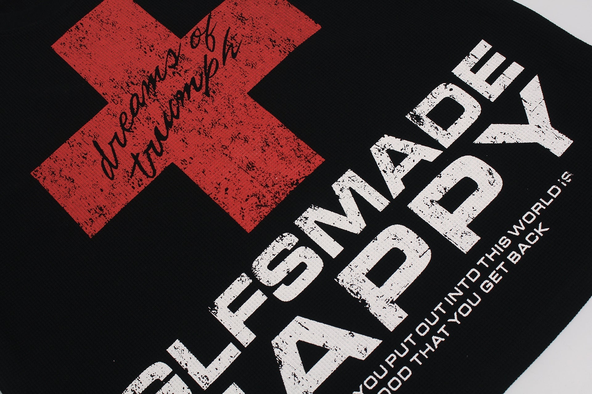 Cross Letter Print Short Sleeve T-Shirt