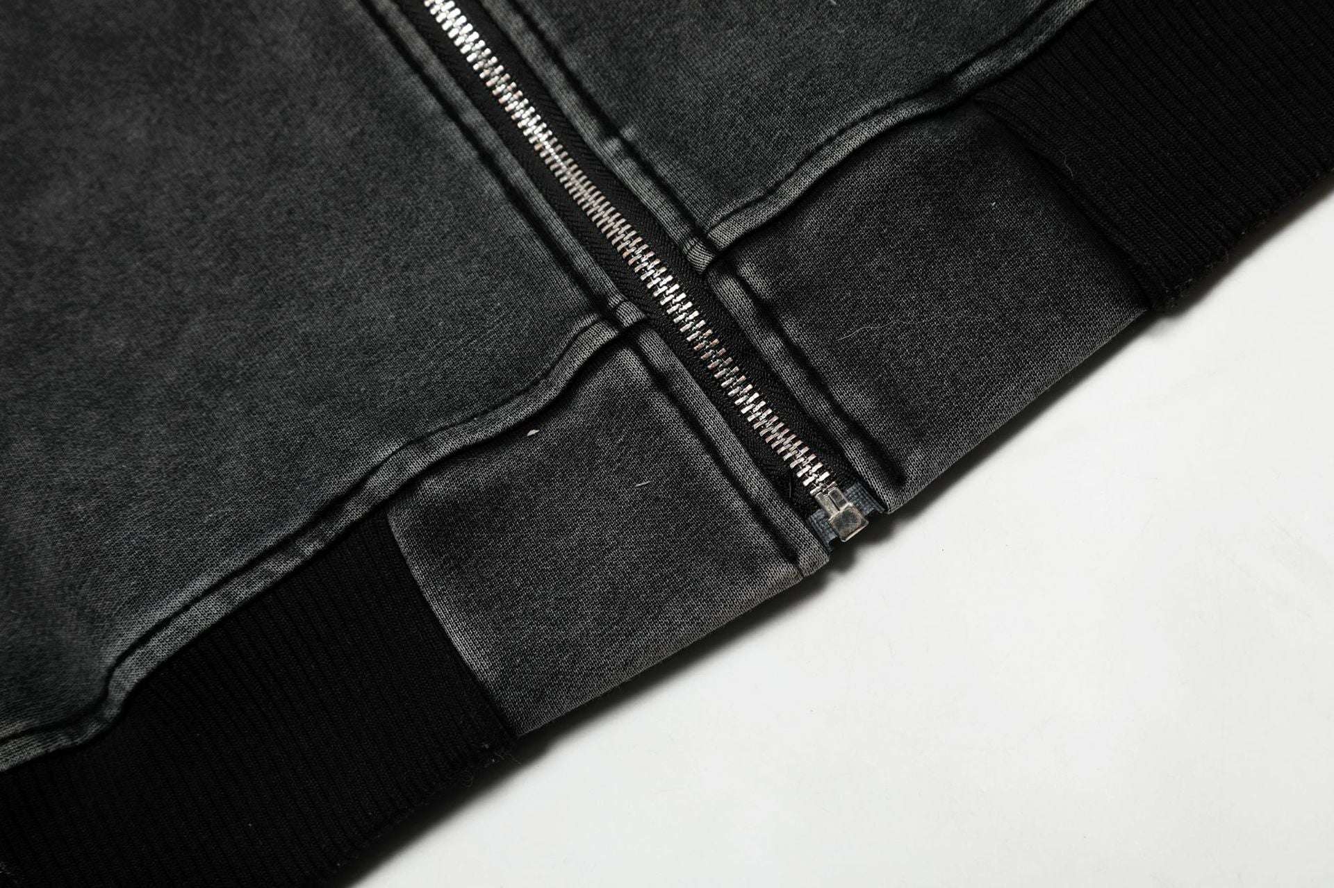 Heavyweight Washed Zipper Hoodie