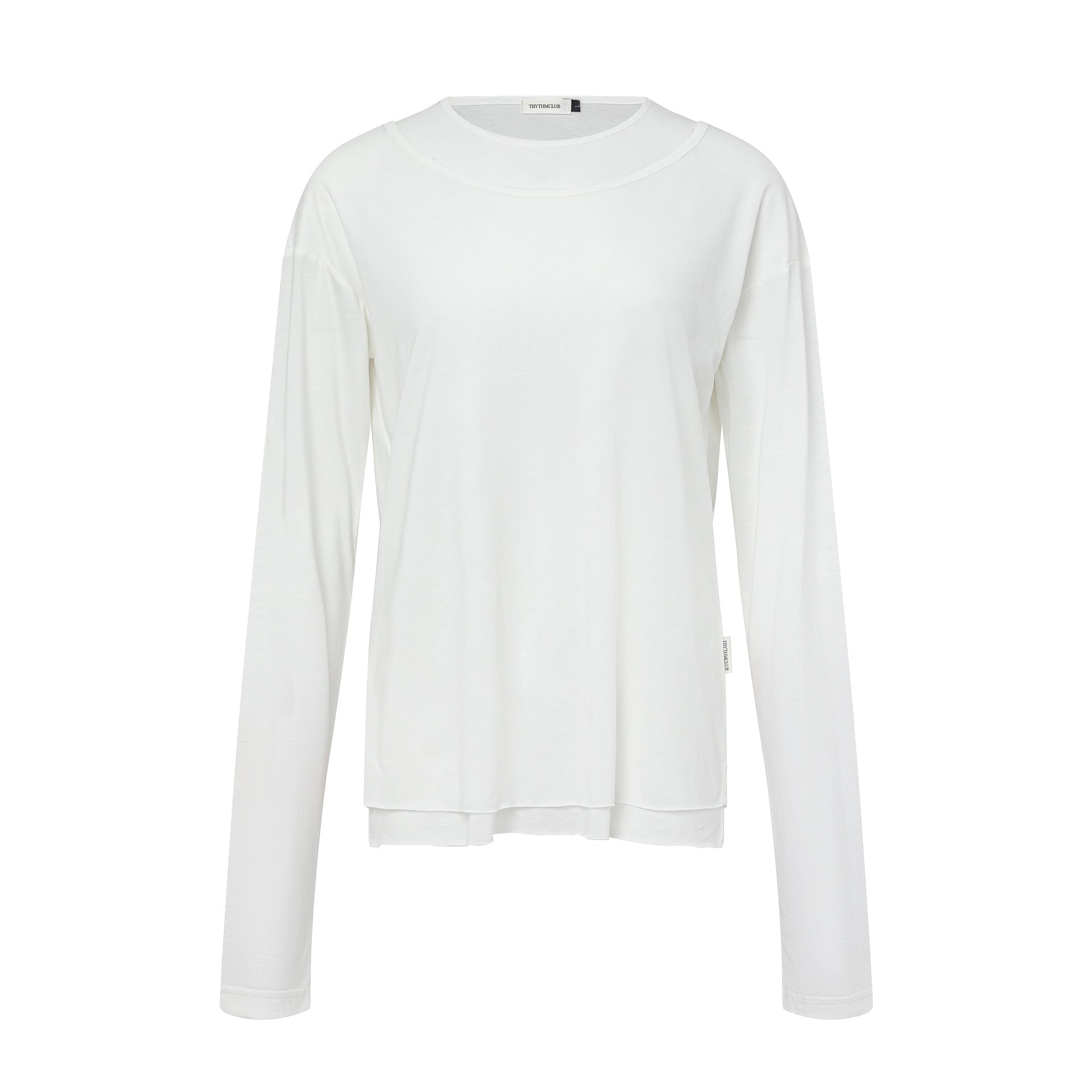 Deconstruction Pleats Long Sleeve T-Shirt