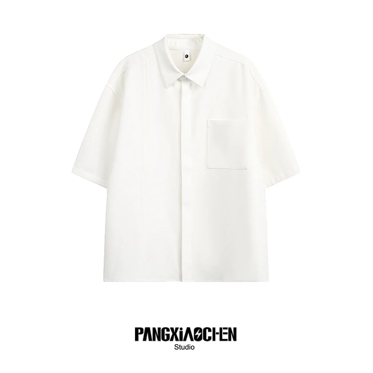 Plain Design Oversize Short Sleeve Shirt