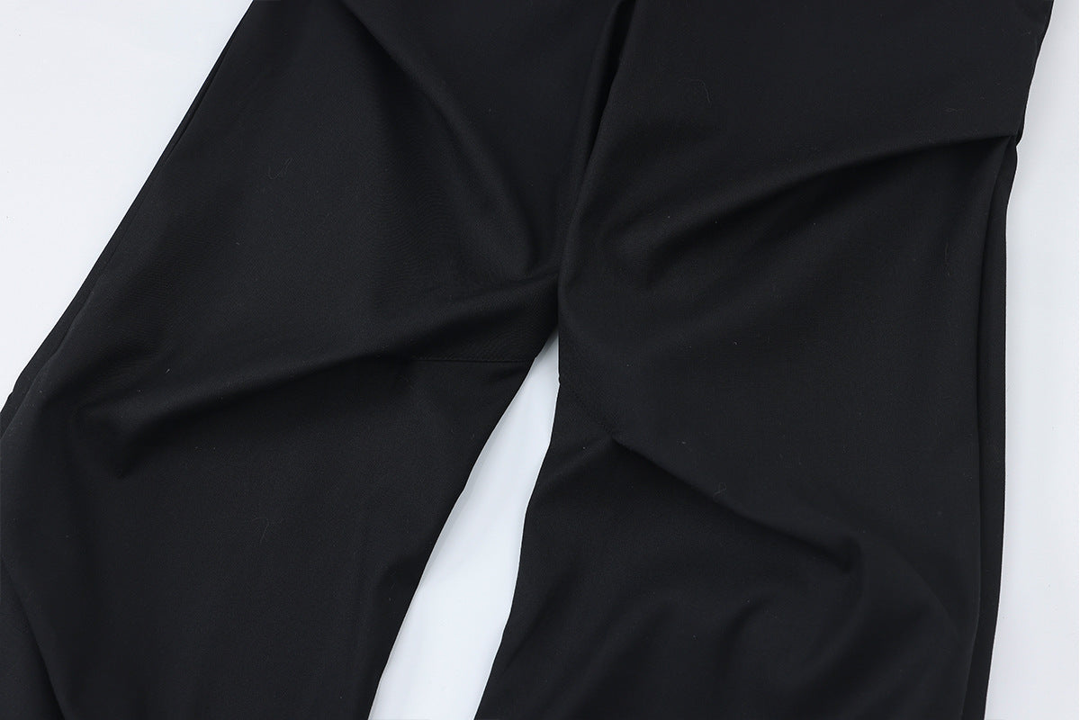 Pleats Flare Pants