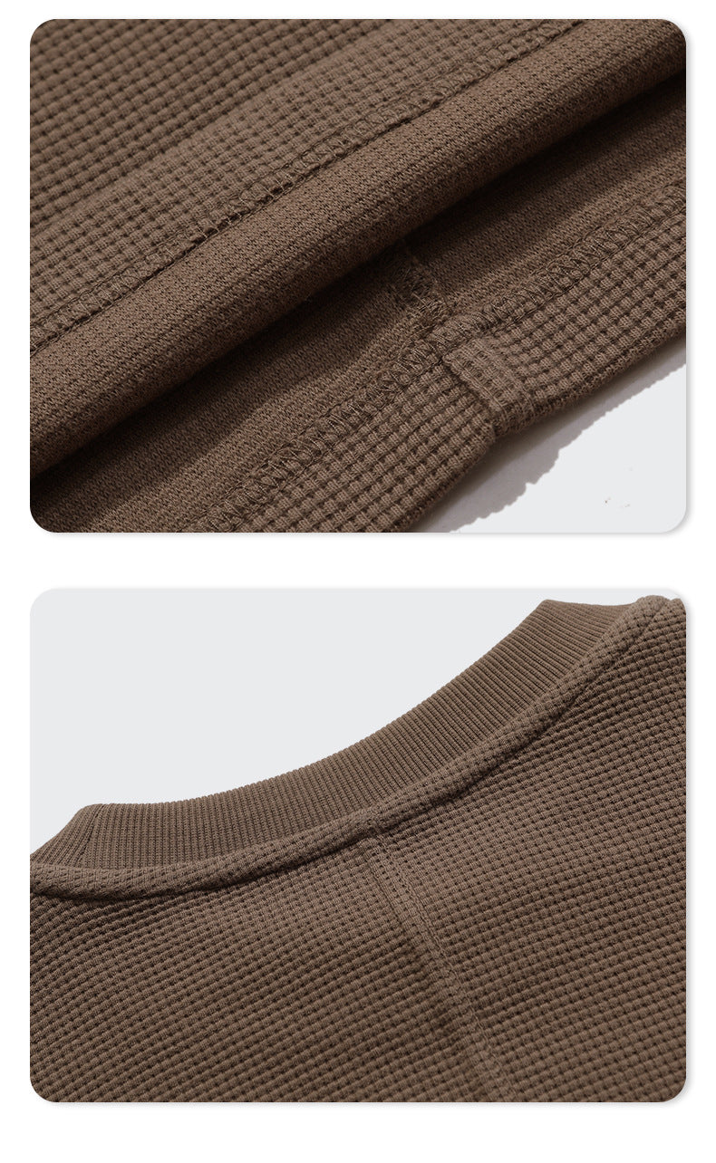 Oversize Waffle Short-sleeve T-shirt & Waffle Short Pants Setup