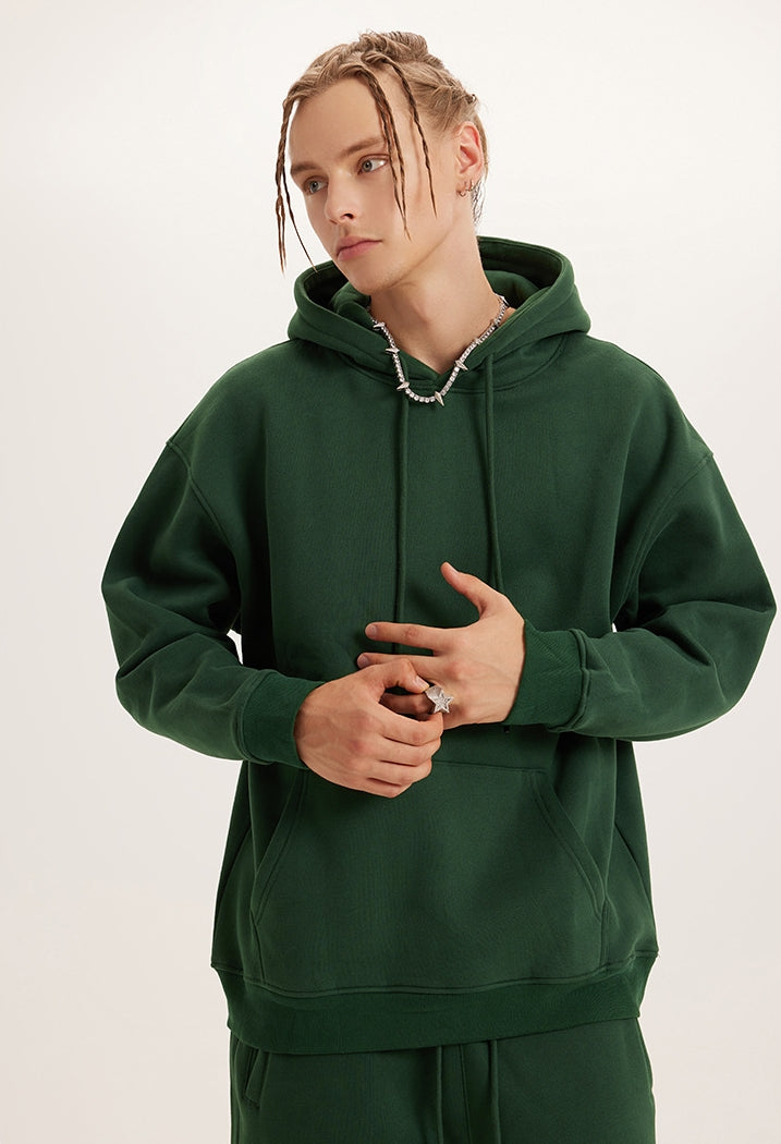 dark green hoodie