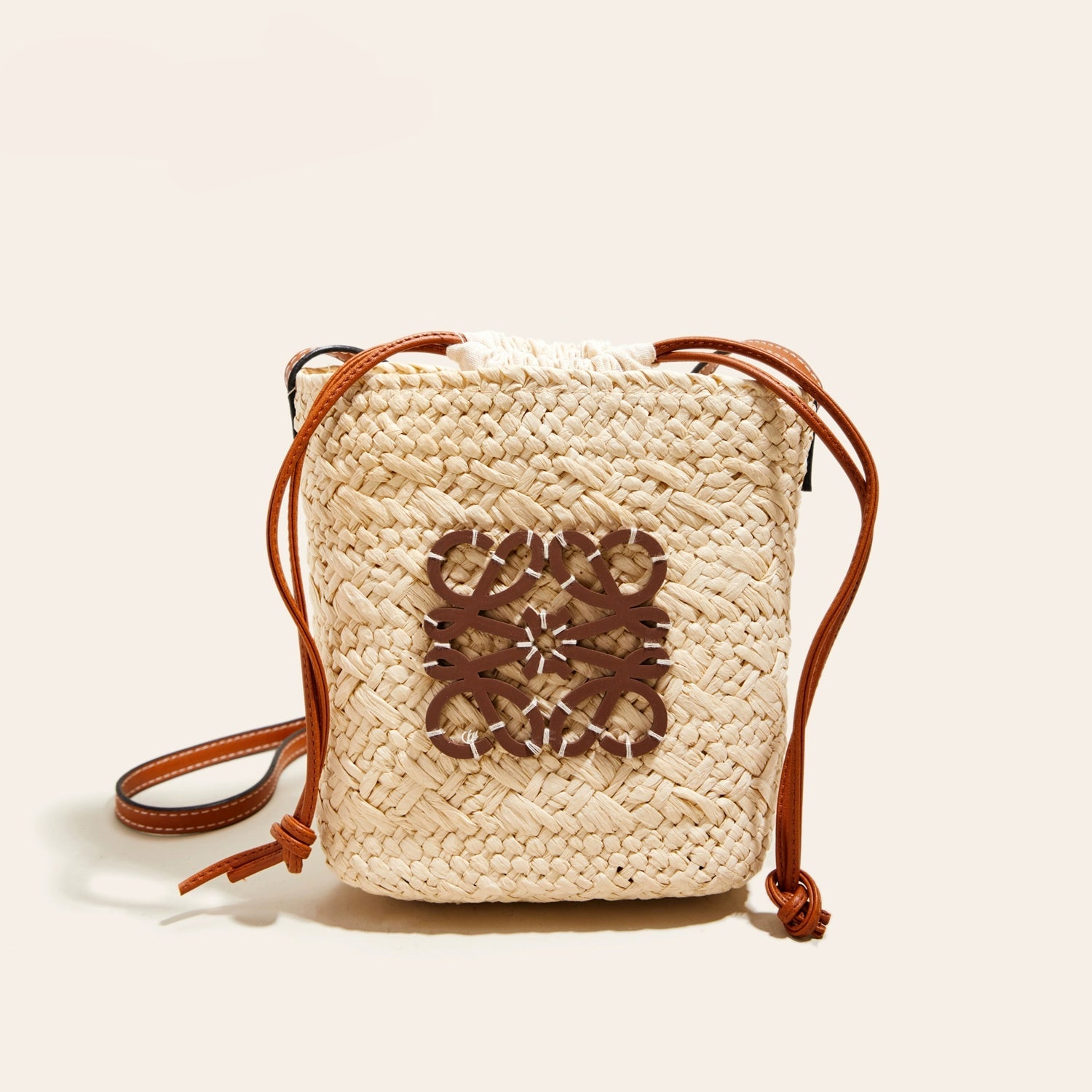 French Rattan Straw Vacation Bag