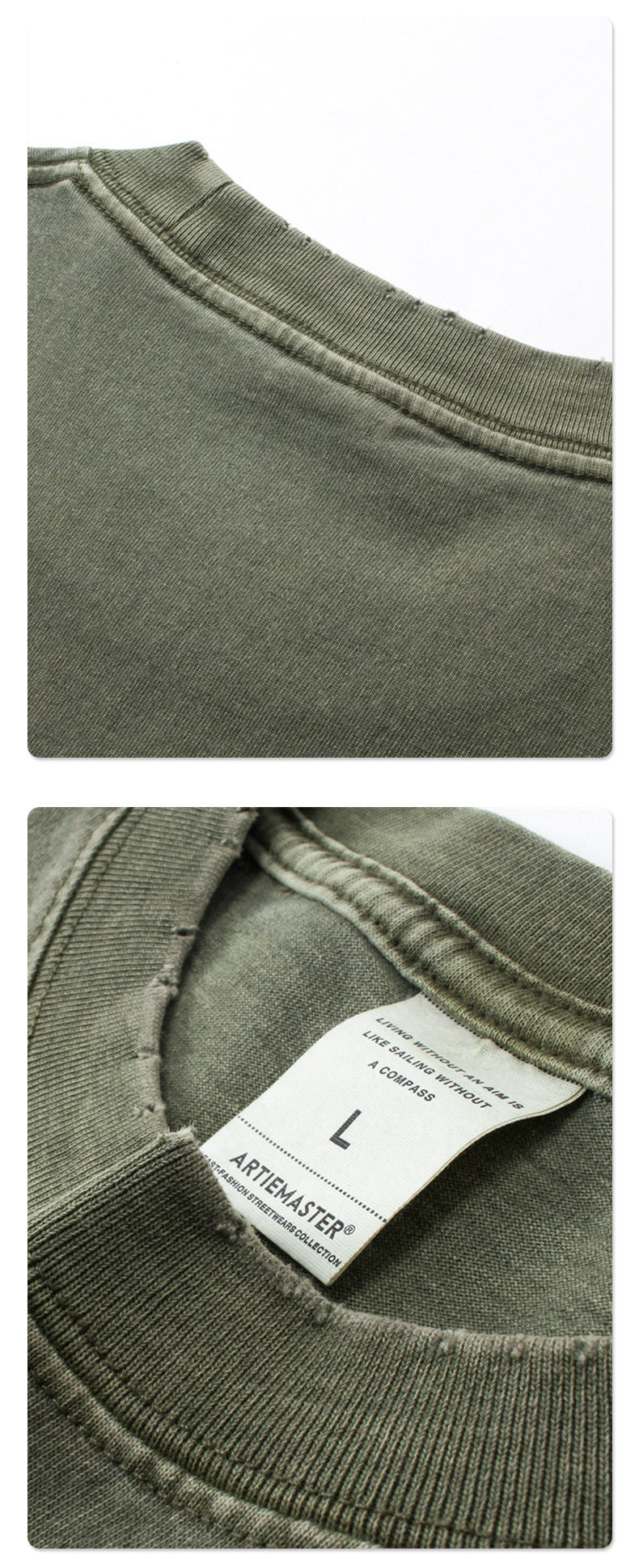 Washed Dyed Oversize Damage Short-sleeve T-shirt & Short Sweatpants Setup