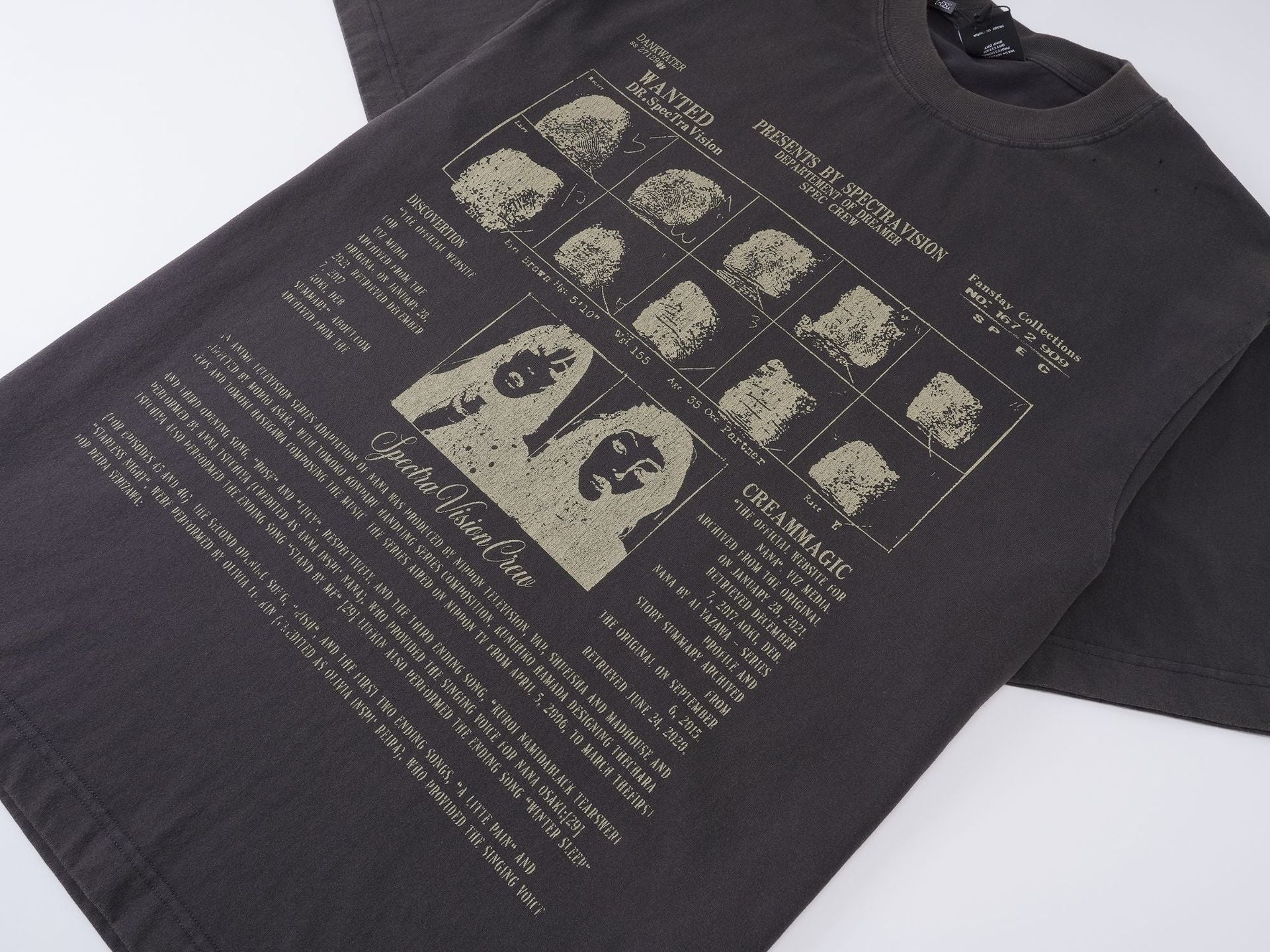 Washed Letter Print Short Sleeve T-Shirt