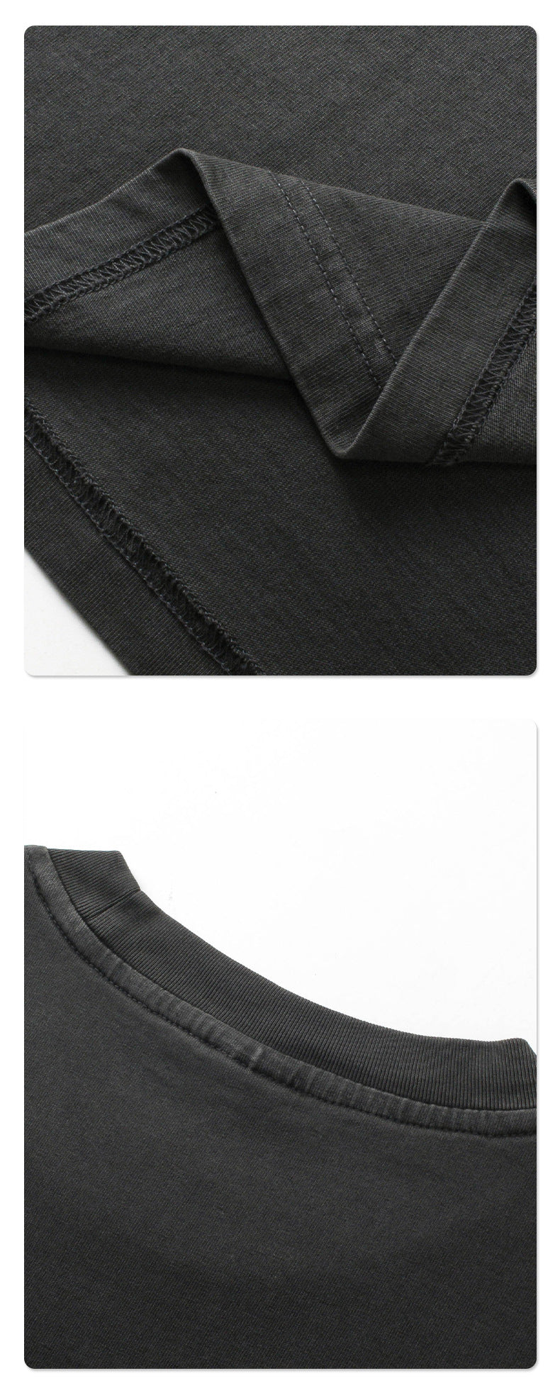 Oversize Washed Short-sleeve-T-shirt & Washed Short Sweatpants Setup