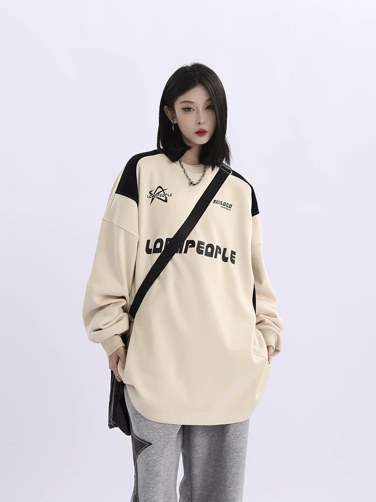 Oversized Round-Neck Sweatshirt