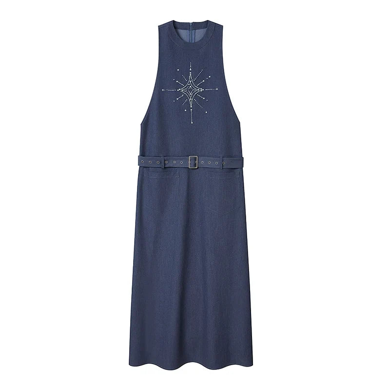 Glitter Design Long Dress