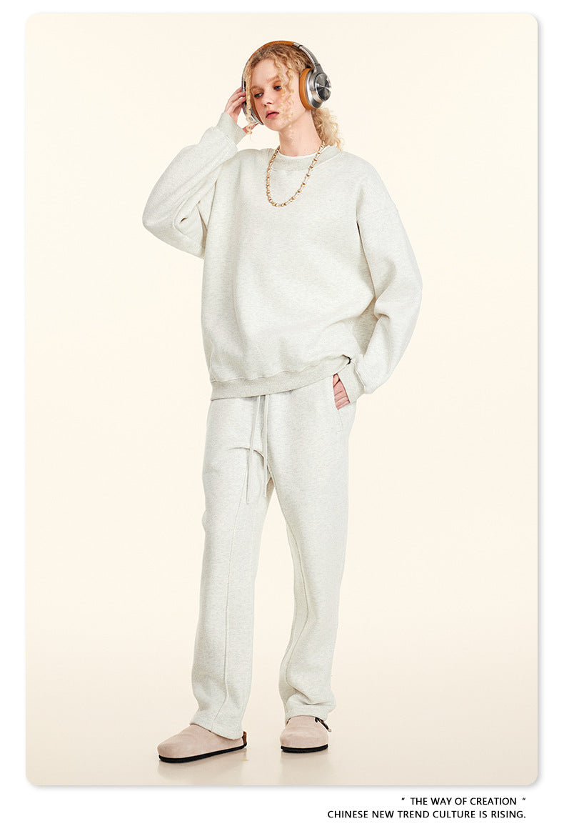 Fleece Lining Oversize Sweatshirt