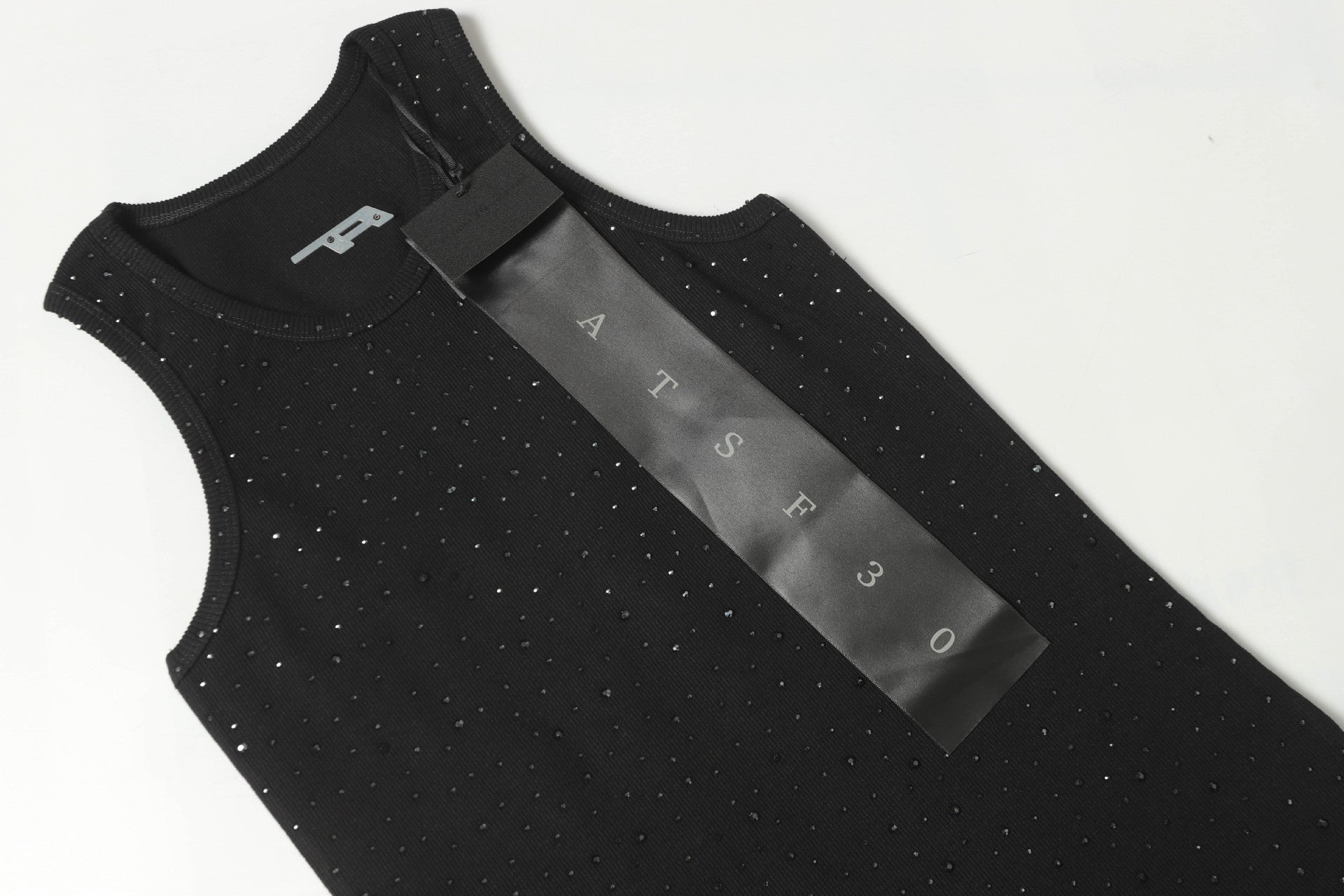 Studs Rhinestone Tank Top