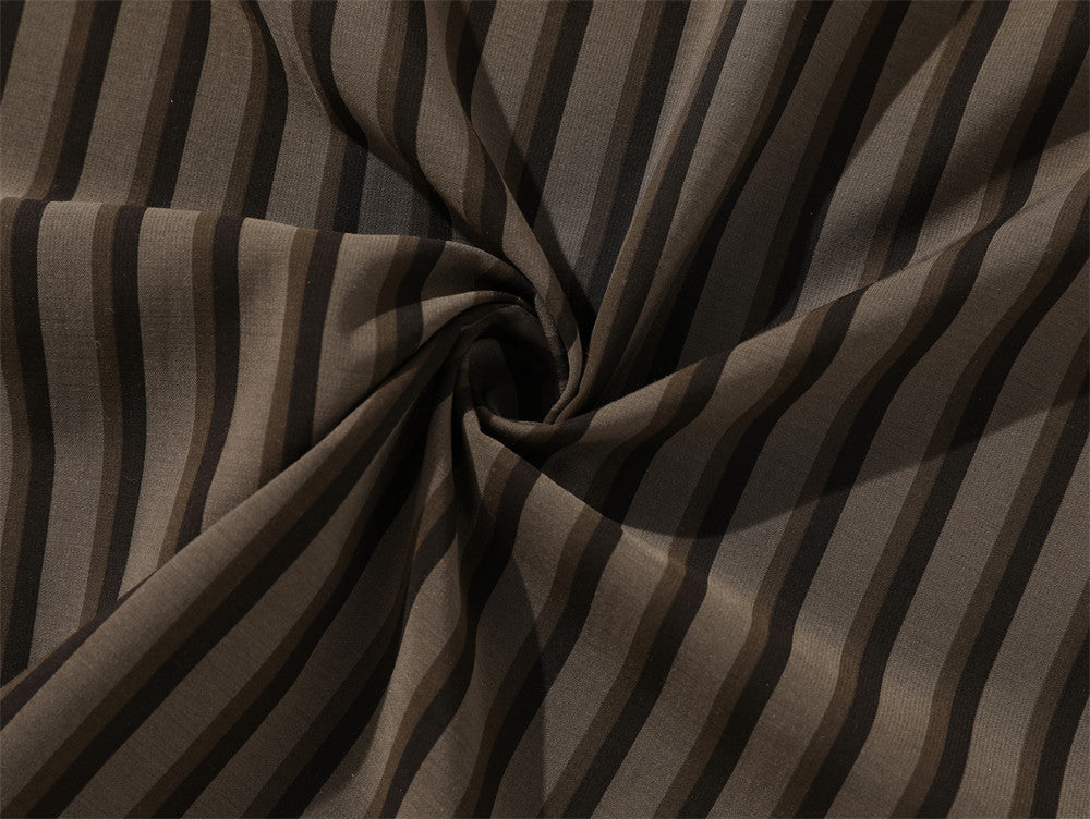 Camicia a righe retrò con 2 tasche