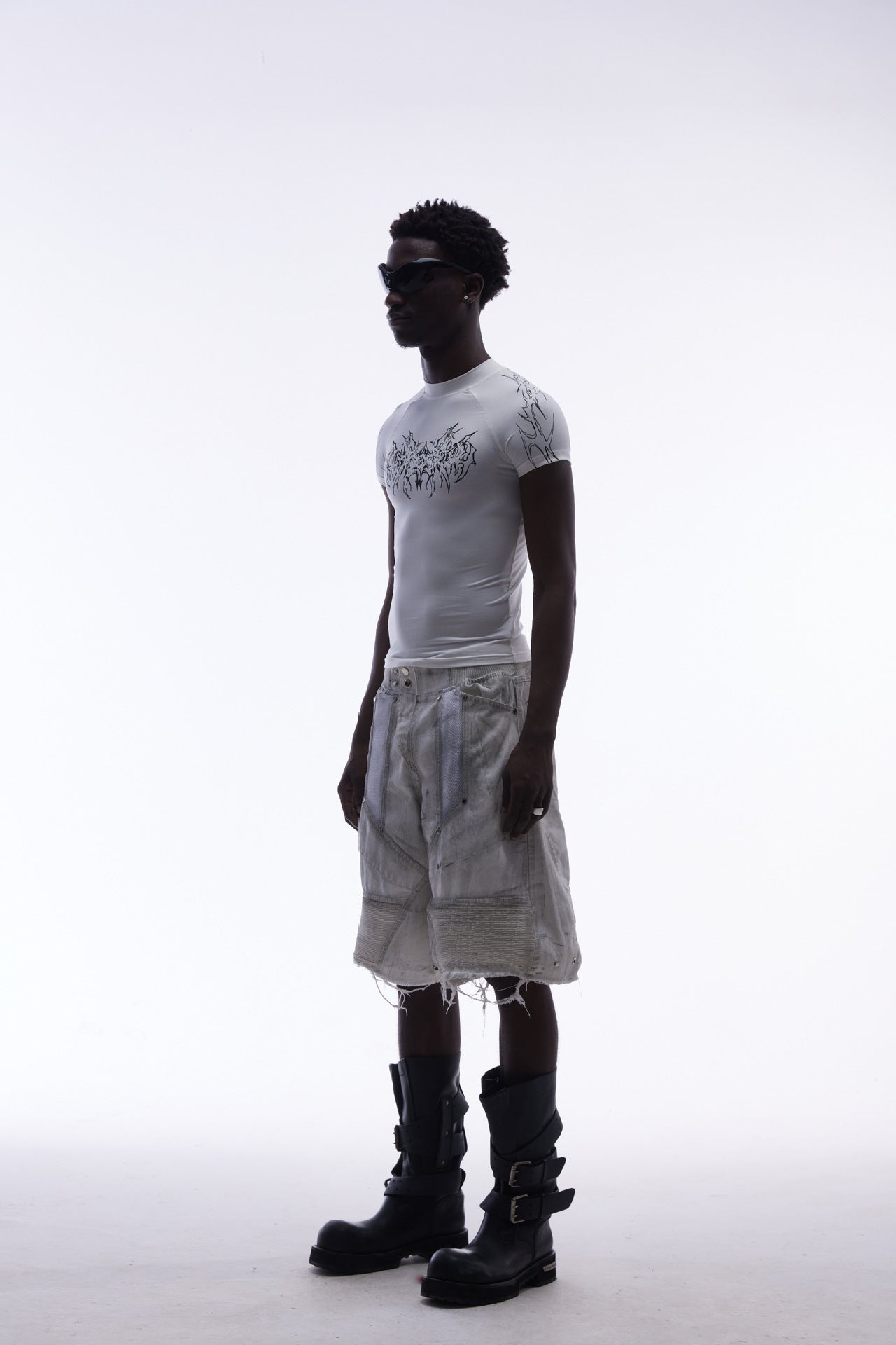 Damage Baggy Jort
