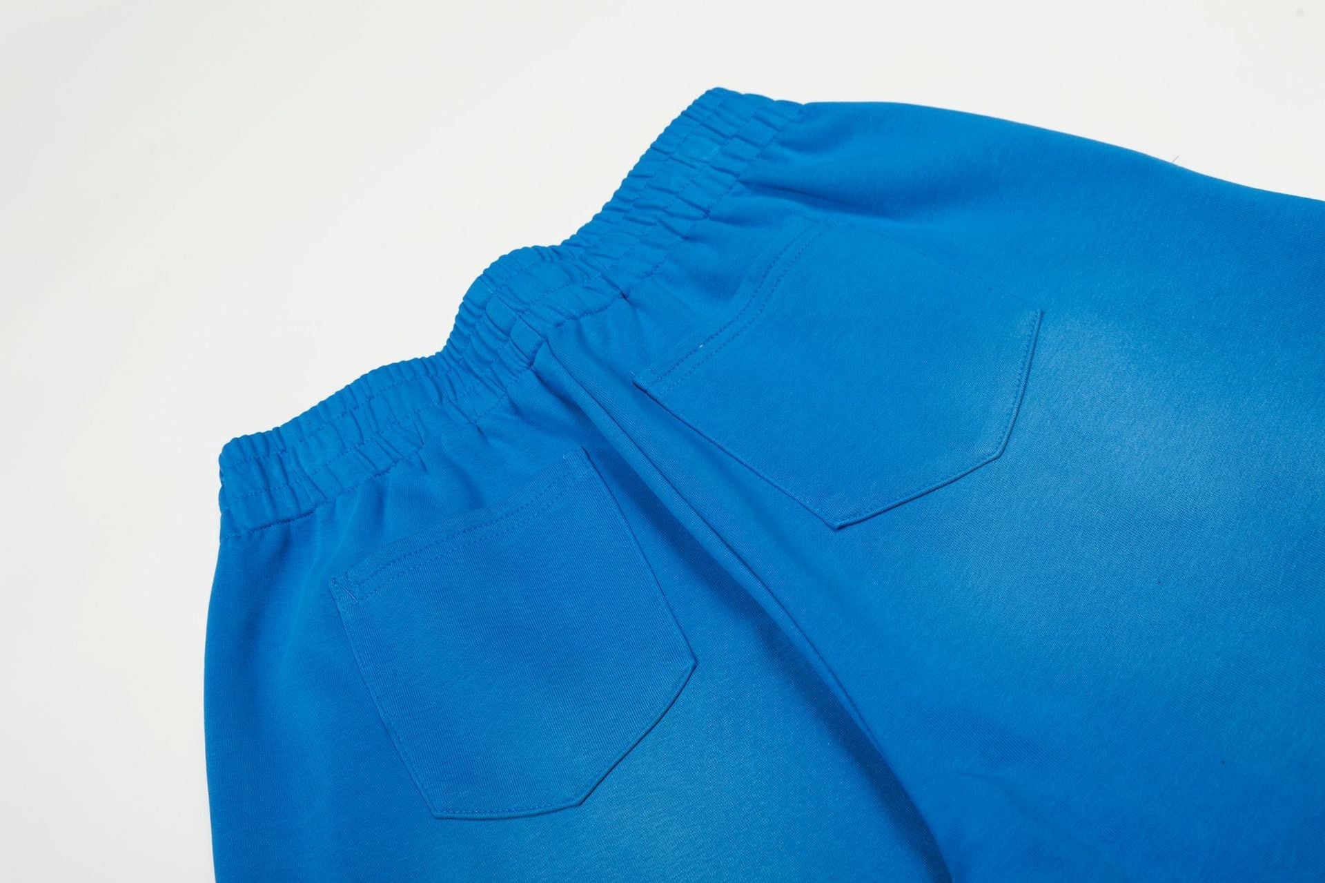 Letter Print Deconstruction Wide Leg Barrel Sweatpants
