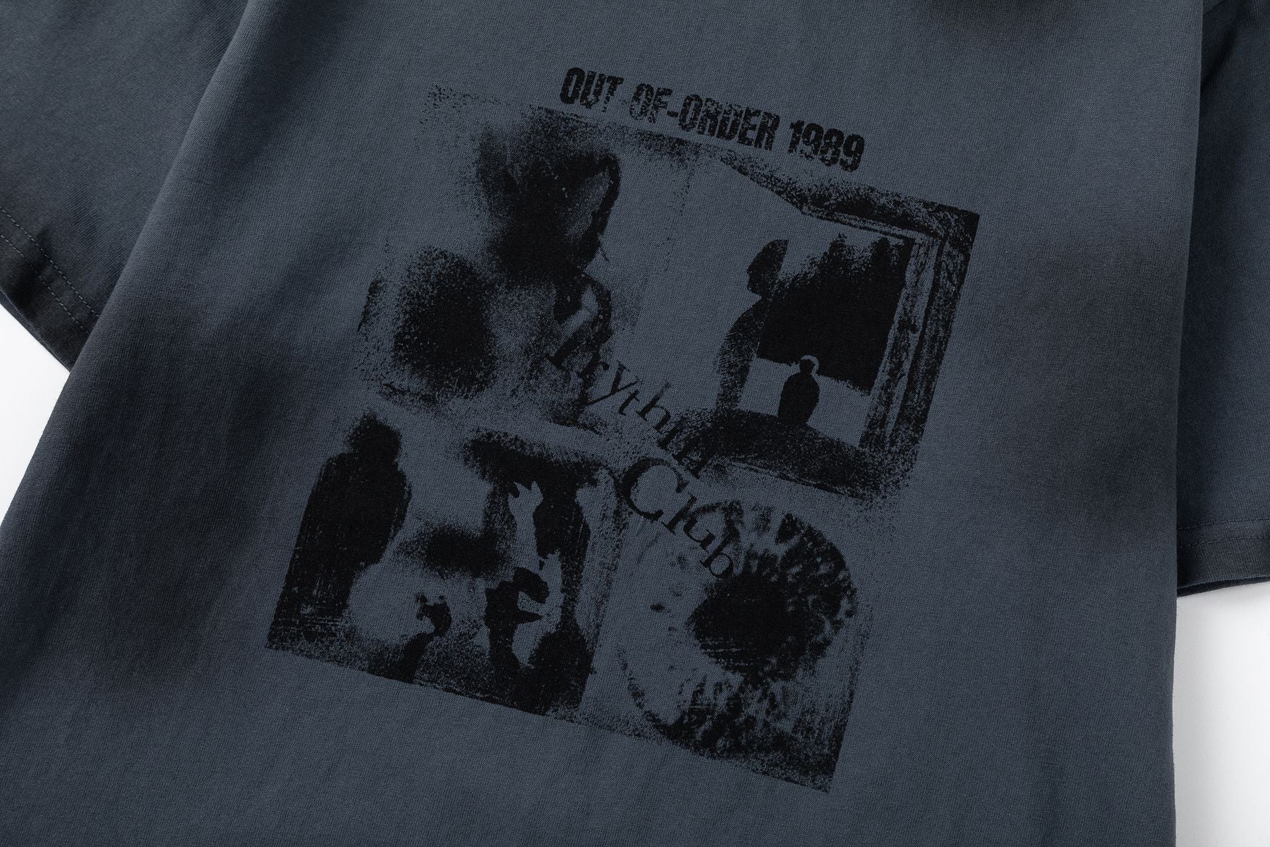 Washed Portrait Graphic Short Sleeve T-Shirt