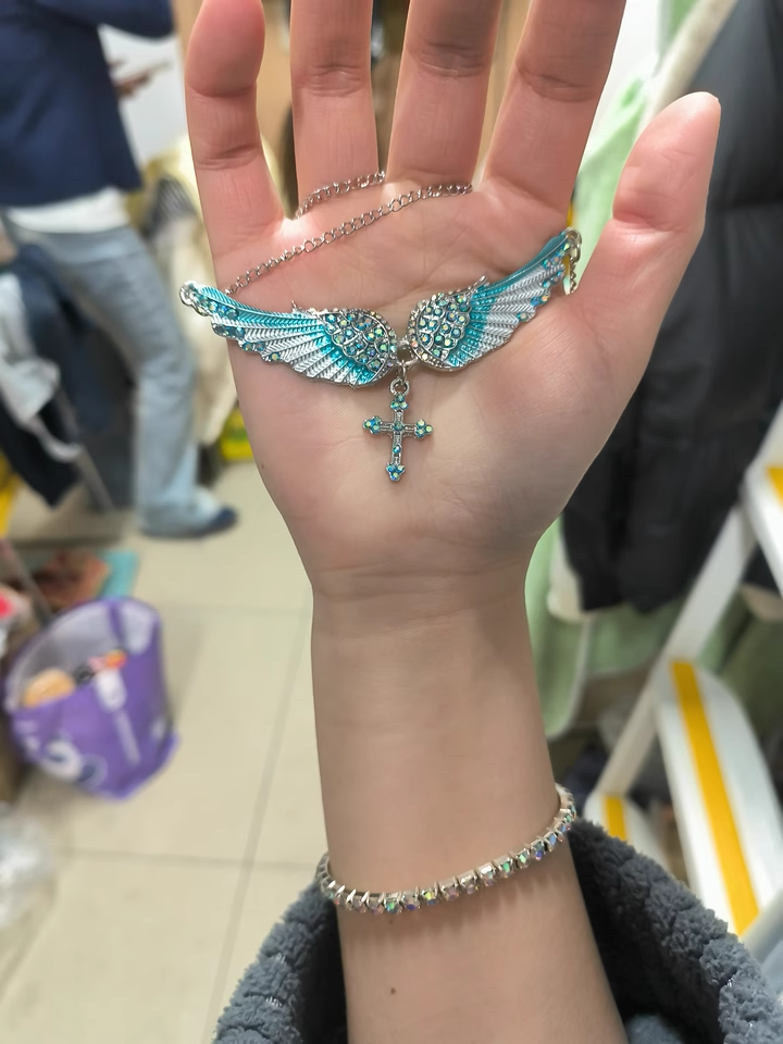 Collier vintage Ailes des Anges