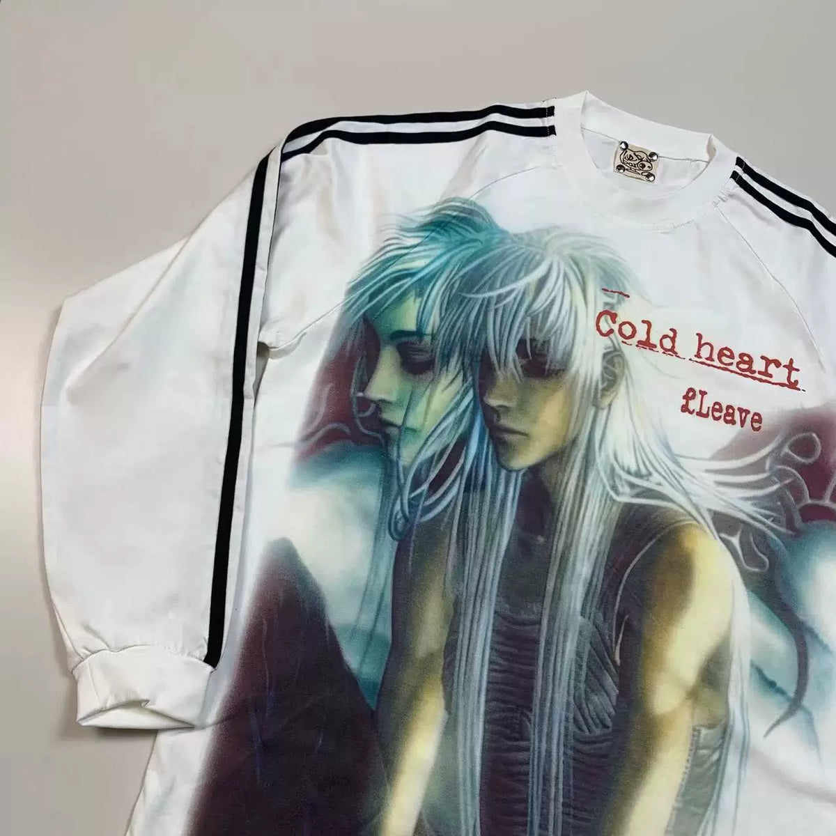 Heavyweight Y2k Video Game Character Print Long Sleeve T-Shirt