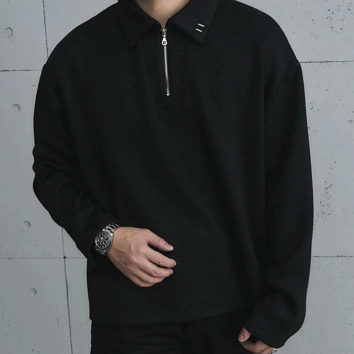 Half Zipper Turn-Do