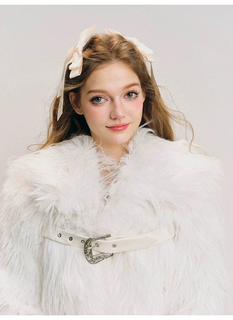 Double Backle Fur Jacket