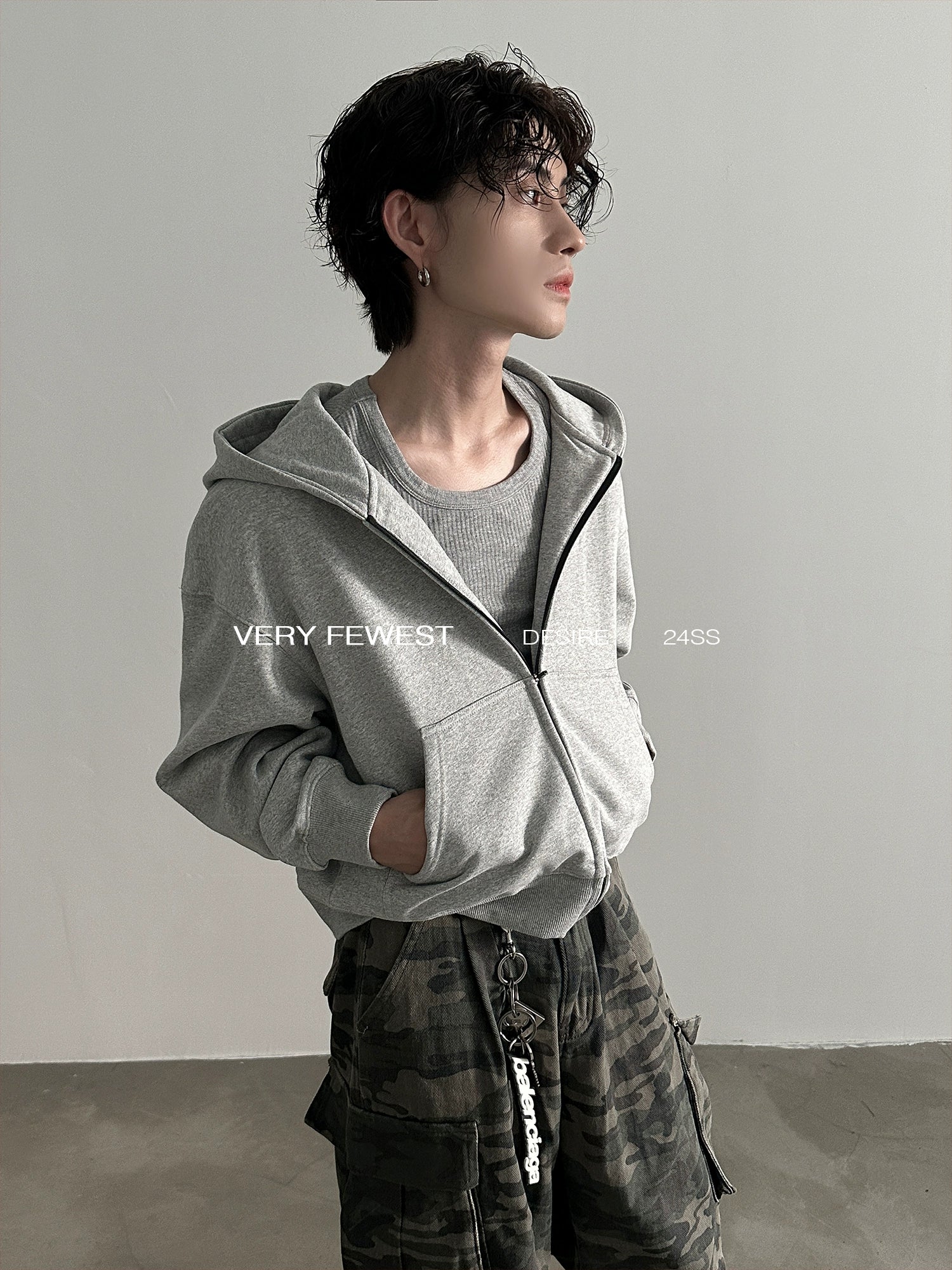 Heavyweight Short Zipper Hoodie