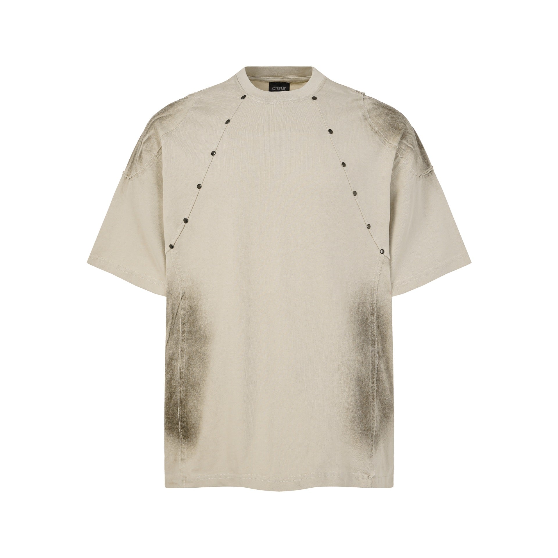 Studs Washed Short Sleeve T-Shirt